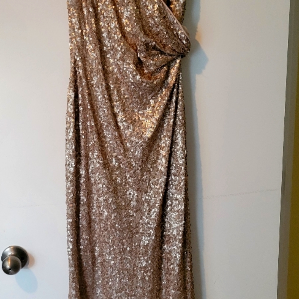 Sequin Badgley Mischka evening gown